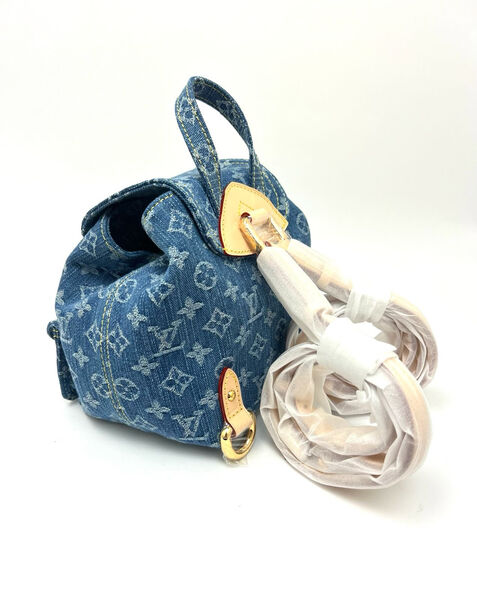 Рюкзак Louis Vuitton Venice женский джинса синий 138864-3