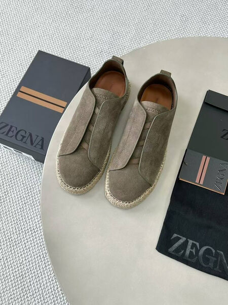 Мужские кеды Zegna мужской замша 185781-4