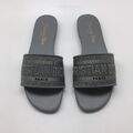 Мюли Christian Dior женский графитовый 54465-1
