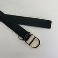Женский ремень Dior женский кожа черный 21412-2