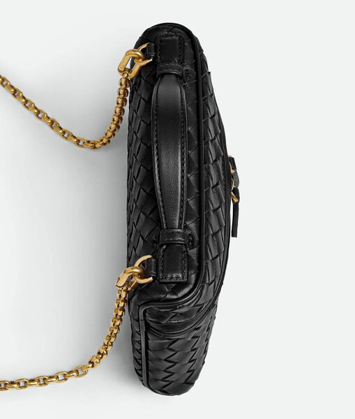 Сумка Bottega Veneta женский кожа черный 201452-3