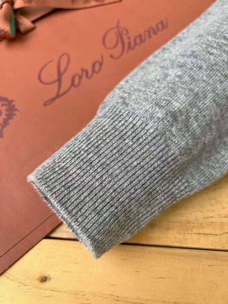 Мужской джемпер Loro Piana мужской вязаная ткань графитовый 133487-6