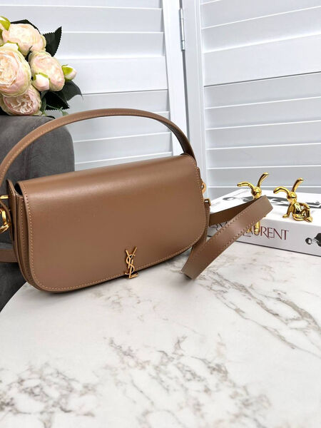 Сумка Saint Laurent женский кожа бежевый 149764-2
