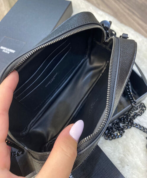 Сумка Saint Laurent женский кожа черный 97077-2