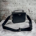 Мужская сумка мессенджер Prada мужской кожа черный 121087-2