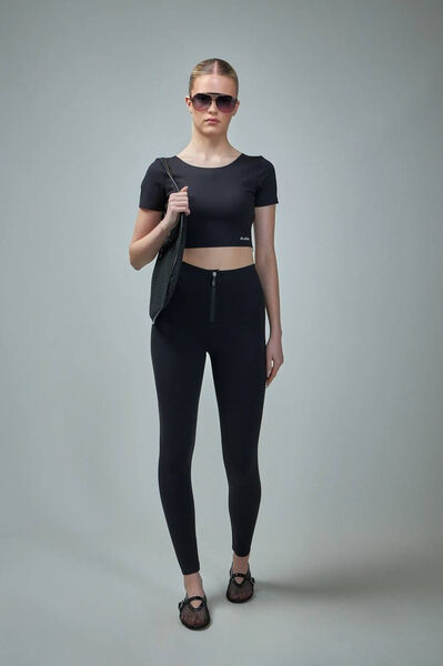 Лосины Alaïa женский черный 159034-4