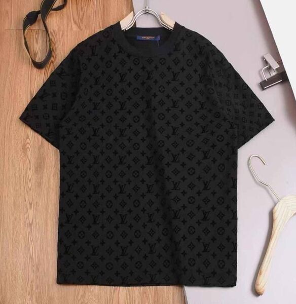 Мужская футболка Louis Vuitton мужской черный 172898