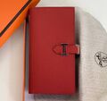 Кошелек Hermès женский кожа swift бордовый 103071