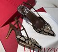 Туфли Valentino женский кожа графитовый 119985-1