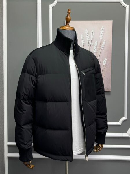 Мужской пуховик Hermès мужской черный 167820-11