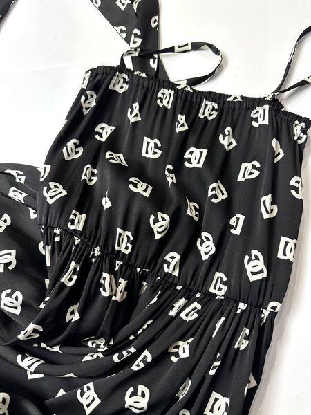 Платье Dolce & Gabbana женский шелк черный 144074-3