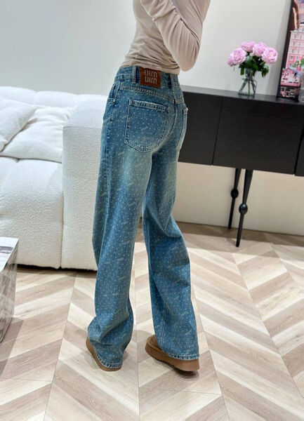 Брюки Miu Miu женский синий 136036-2
