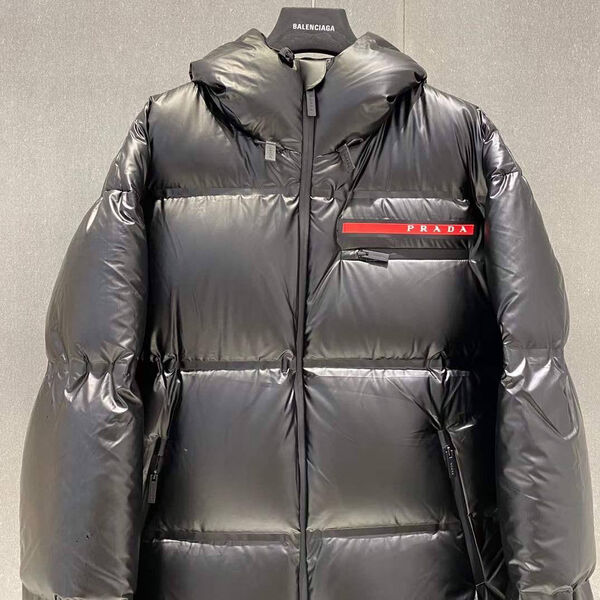 Мужской пуховик Prada мужской черный 161720-4