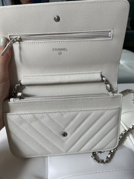 Сумка Chanel Mini женский кожа белый 143079-3