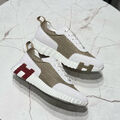 Кроссовки Hermès женский замша болотный 181172-2