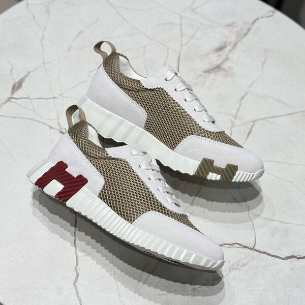 Кроссовки Hermès женский замша болотный 181172-2