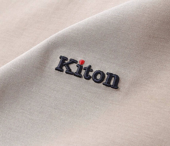 Мужская футболка Kiton мужской бежевый 180036-3