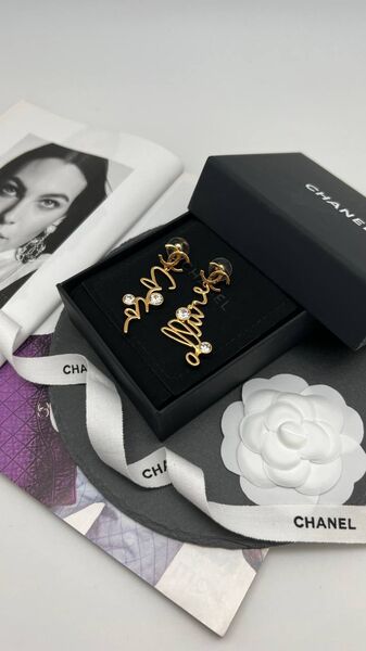 Серьги Chanel бронзовый 175979-3