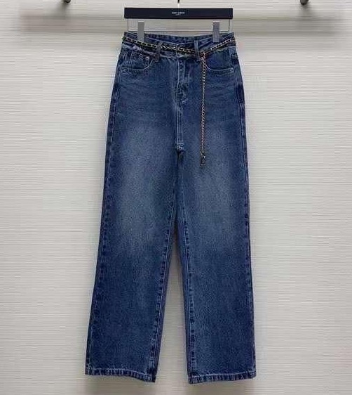 Джинсы Saint Laurent женский джинса синий 126058