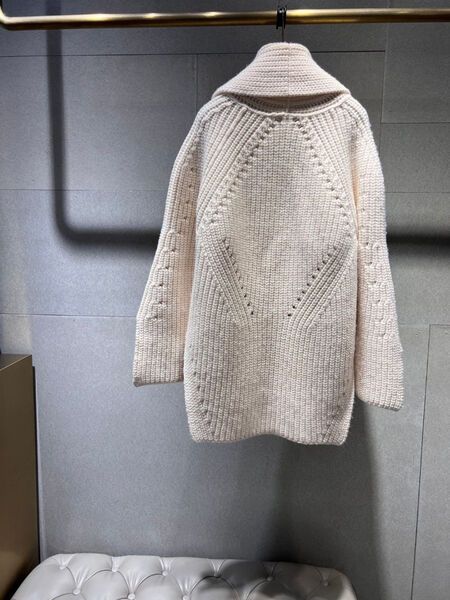 Кардиган Ermanno Scervino женский вязаная ткань бежевый 171946-3
