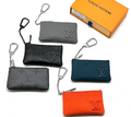 Ключница Louis Vuitton женский кожа бордовый 26233-1