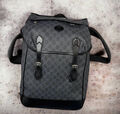 Мужской рюкзак Gucci мужской канва графитовый 123790-3