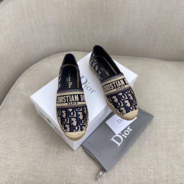 Эспадрильи Christian Dior женский текстиль бежевый 91340-2