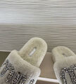 Тапочки Miu Miu женский графитовый 137075-2