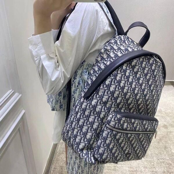 Рюкзак Christian Dior женский ткань черный 65030-2
