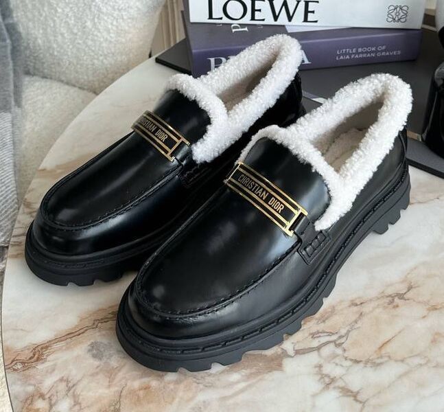 Дерби Christian Dior женский кожа черный 92519