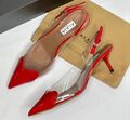 Туфли Alaïa женский кожа swift красный 139977