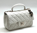 Сумка Chanel женский кожа белый 73416-1