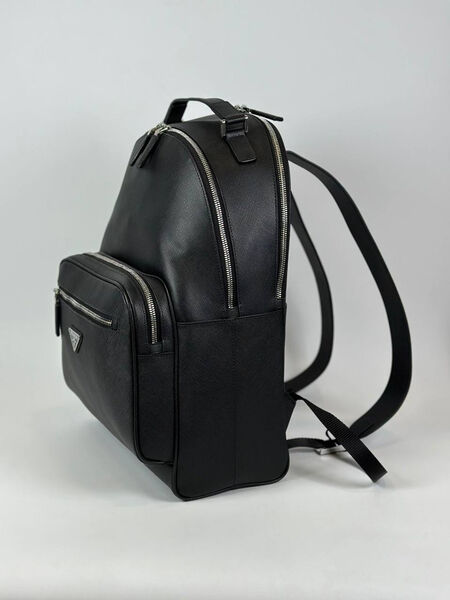 Мужской рюкзак Prada мужской кожа черный 135123-2