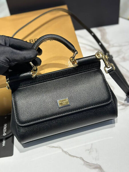 Сумка Dolce & Gabbana женский кожа черный 174227-2