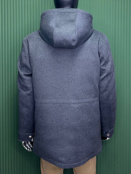 Мужской пуховик Brunello Cucinelli мужской графитовый 136924-2
