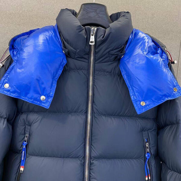 Мужской пуховик Moncler мужской синий 200581-8