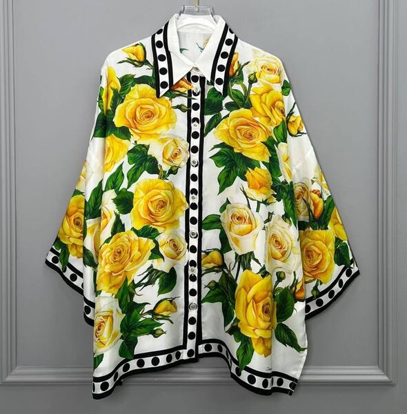 Блузка Dolce & Gabbana женский горчичный 147714