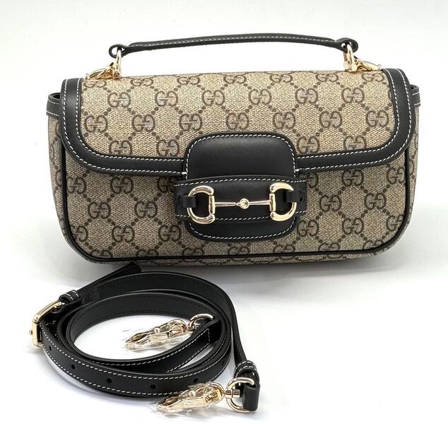 Сумка Gucci женский канва бежевый 184535