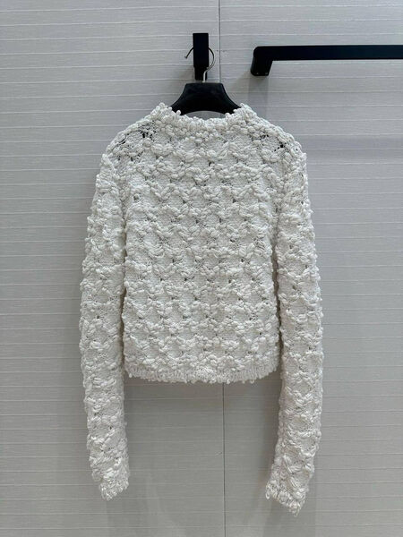 Кардиган Chanel женский вязаная ткань графитовый 184464-2