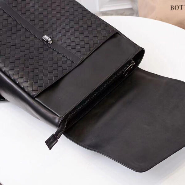 Мужская сумка-рюкзак Bottega Veneta мужской кожа черный 108399-6