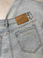 Джинсы Gucci женский джинса бирюзовый 193126-3