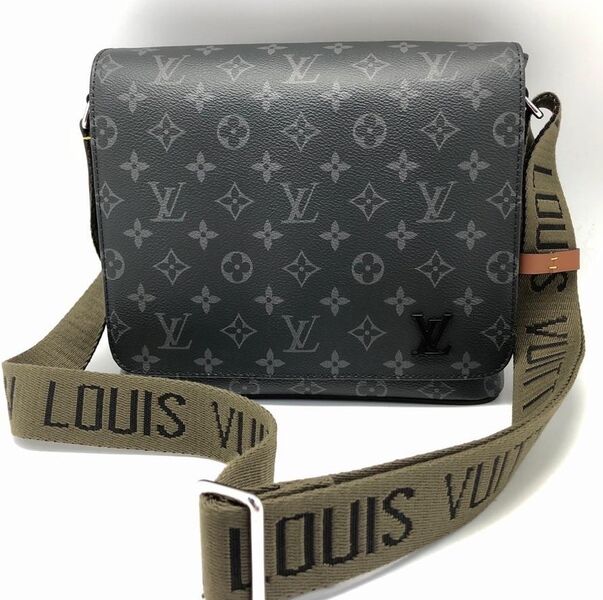 Мужская сумка мессенджер Louis Vuitton мужской канва графитовый 41194