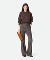 Клатч Bottega Veneta женский замша бежевый 201376-3