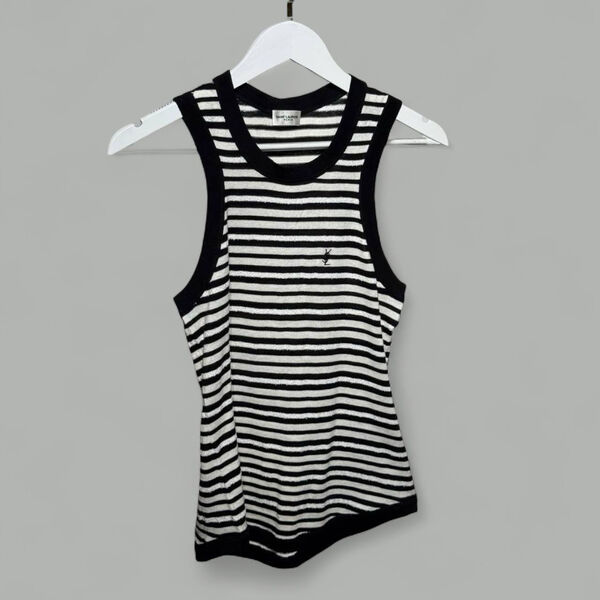 Майка Saint Laurent женский черный 143512-4