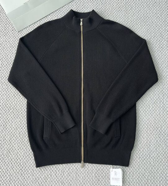 Мужской кардиган Brunello Cucinelli мужской вязаная ткань графитовый 196309