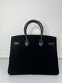 Сумка Hermès Birkin 35 ручная работа женский кожа черный 100630-3
