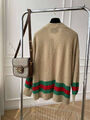 Кардиган Gucci женский вязаная ткань бежевый 129797-2