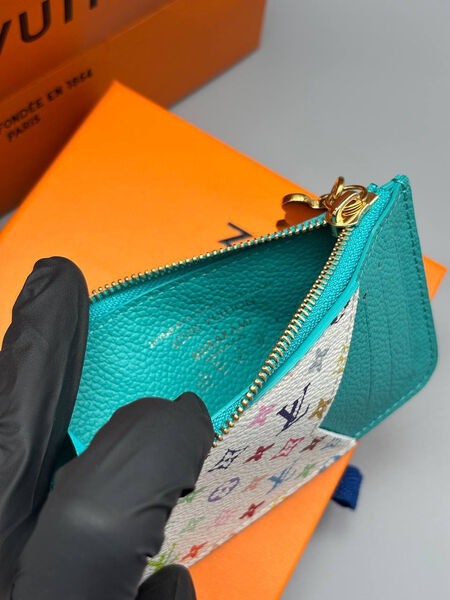 Картхолдер Louis Vuitton женский кожа белый 195661-2