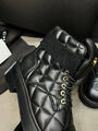 Ботинки Chanel женский кожа черный 130725-3
