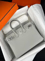 Сумка Hermès Birkin 30 женский кожа графитовый 174093-4